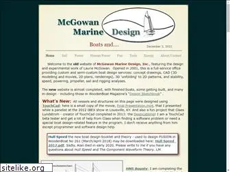 mcgowanmarinedesign.com