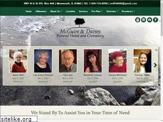 mcguireanddaviesfuneralhome.com