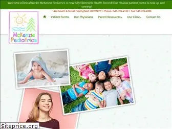 mckenzie-pediatrics.com