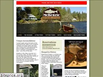 mckenzieriversidecottages.com