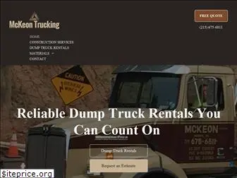 mckeontrucking.com