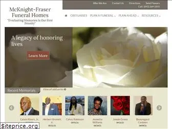 mcknightfraserfuneralhomes.com