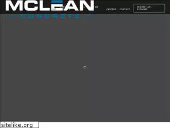 mcleanconcrete.com