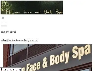 mcleanfaceandbodyspa.com