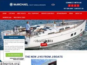 mcmichaelyachtbrokers.com