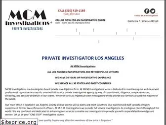 mcminvestigations.com
