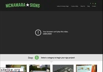 mcnamarasigns.com