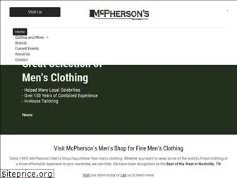 mcphersonsclothing.com