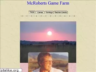 mcrobertsgamefarm.com