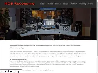 mcsrecording.com