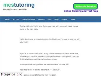 mcstutoring.com