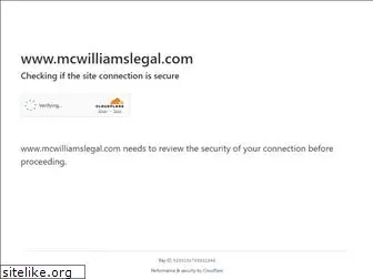 mcwilliamslegal.com