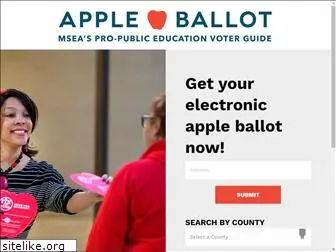 mdappleballot.com