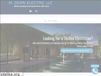 mdeanelectric.com