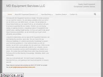 mdequipmentservices.com