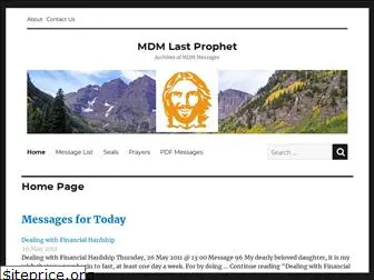 mdmlastprophet.com