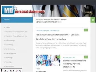 mdpersonalstatements.com