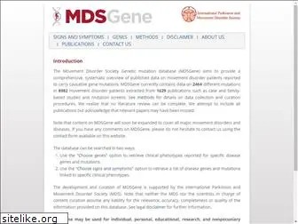 mdsgene.org