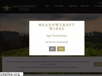 www.meadowcroftwines.com