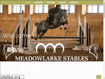 meadowlarkestables.com