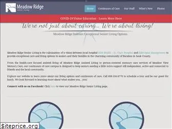 meadowridgebaraboo.com