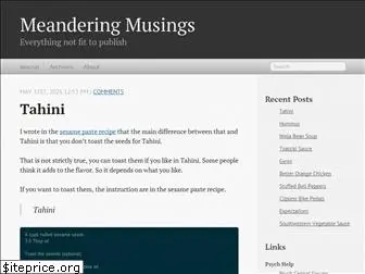 meandering-musings.com
