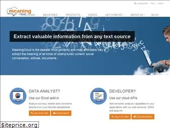 meaningcloud.com