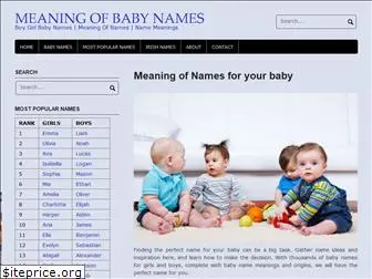 meaningofnamesbaby.com