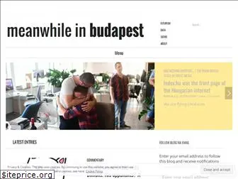 meanwhileinbudapest.com