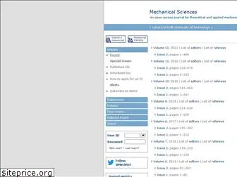 mech-sci.net