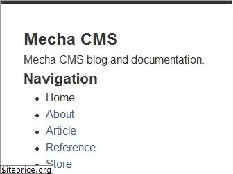 mecha-cms.com