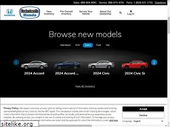 mechanicsvillehonda.com