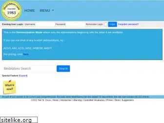 medabbrev.com