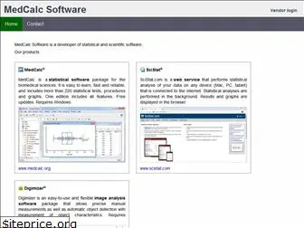 medcalcsoftware.com