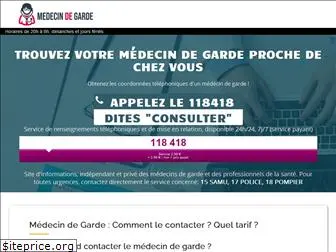 medecin-de-garde.com