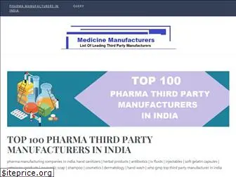 medicinemanufacturers.in