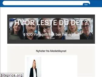 www.medietilsynet.no