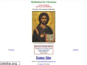 meditationforchristians.com