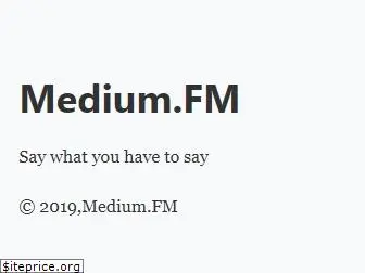 medium.fm