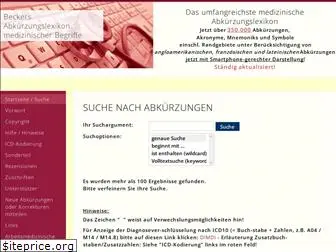 medizinische-abkuerzungen.de