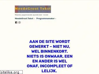 meedegroottekst.nl
