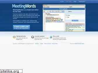 meetingwords.com