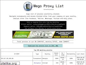 megaproxylist.net