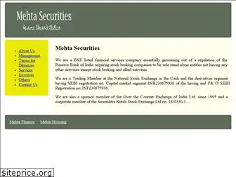 mehtasecurities.com