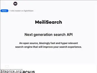 meilisearch.com