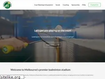 melbournebadminton.com