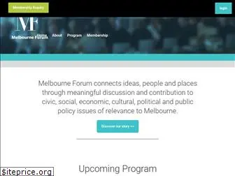 melbourneforum.org.au