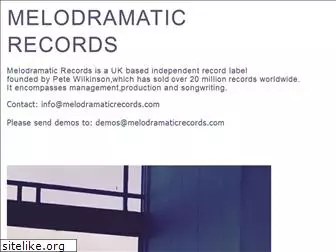 melodramaticrecords.com