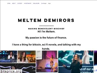 meltemdemirors.com