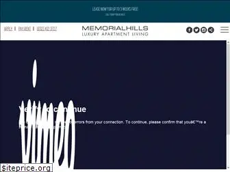 memorial-hills.com